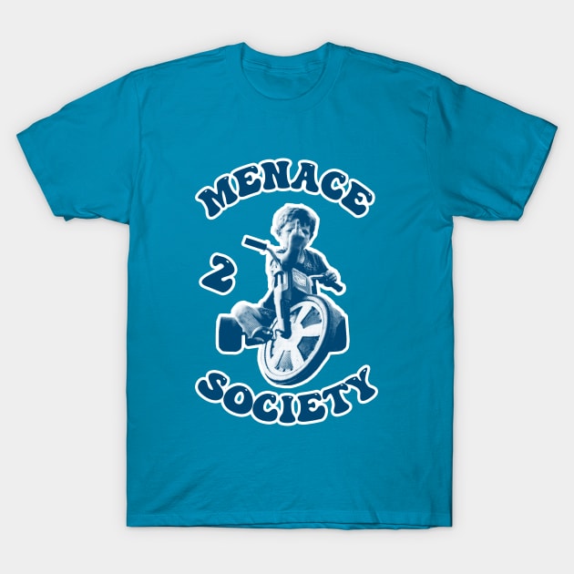 Retro Toys - Big Wheel Kid - MENACE 2 SOCIETY T-Shirt by OG Ballers